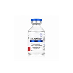 Sparcaine LA Lignocaine 2% with Adrenaline 1:80,000 Local Anaesthetic Injection 30ml (Pack of 24)    - 2