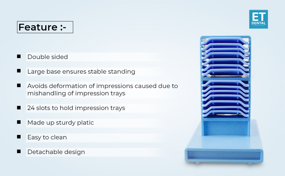ET Dental Impression Tray Stand