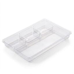 Oro Sectioned Instrument Trays - 4 Section (22x15cm)
