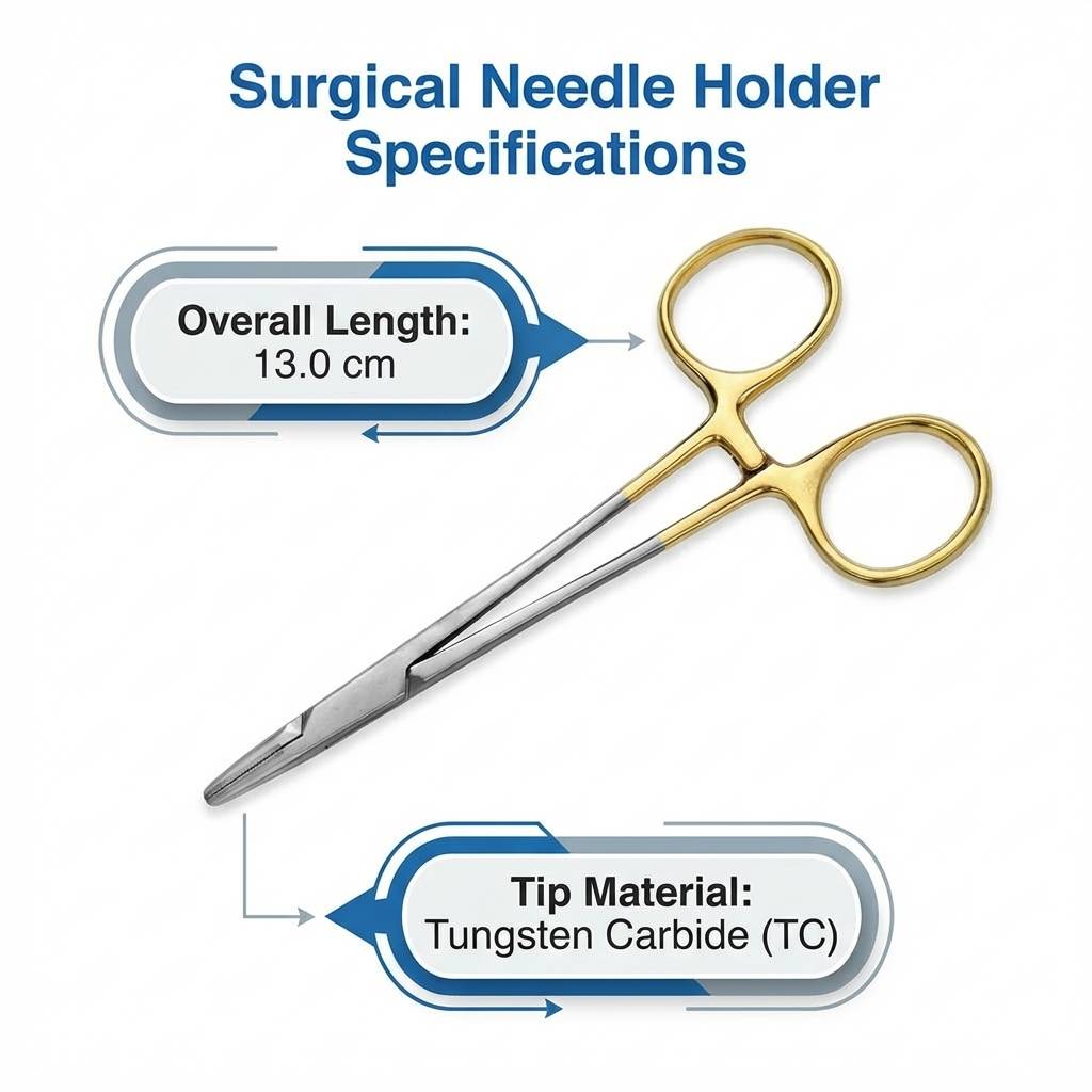 GDC Needle Holder Halsey Tc (13Cm) Nh5037