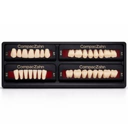 Rubydent CompacZahn Acrylic Denture natural shade Teeth A1- E3-K6-M5 (Set of 28) (2 layered)