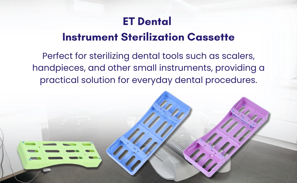 ET Dental Instrument Sterilization Cassette (Plastic)