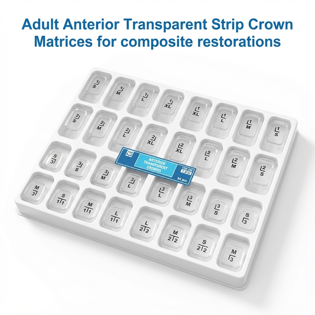 Tor Vm Transparent Crowns 64 pcs - Anterior No. 1.910