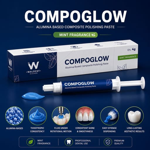 Waldent Compoglow Composite Polishing Paste 4gm