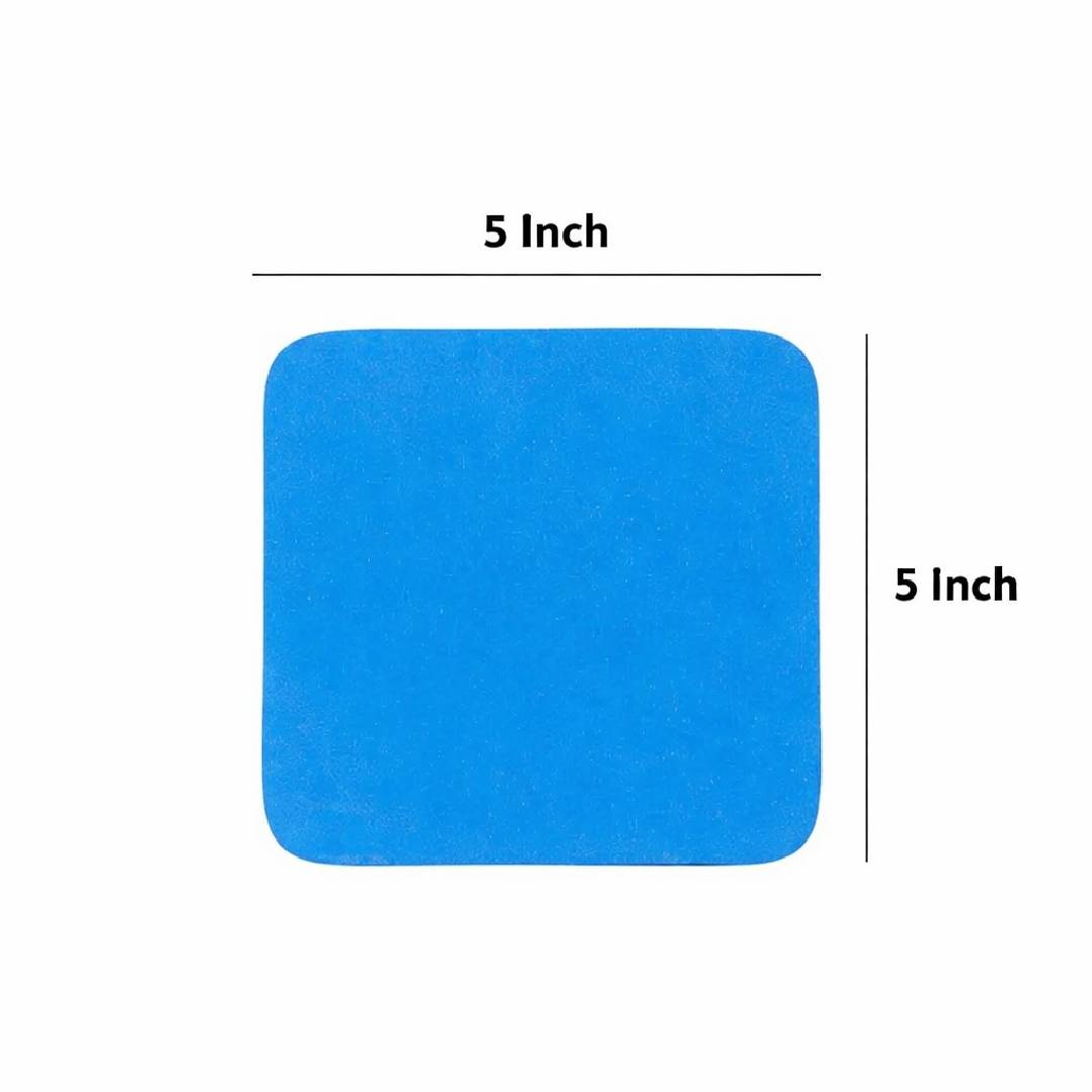 Waldent FlexiShield Rubber Dam Sheets Blue (Sanctuary) - Medium (5" x 5")