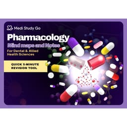 Medi Study Go Pharmacology Mind Maps And Notes  (ISBN: 435139)