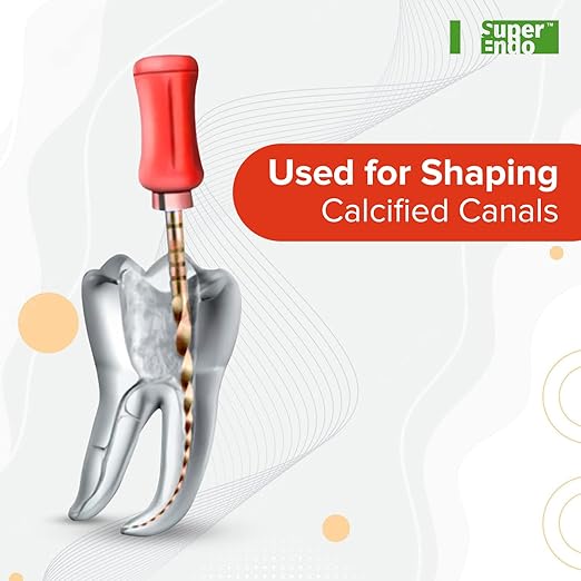 SuperEndo Gold Hand Protaper Files (Pack Of 6)   