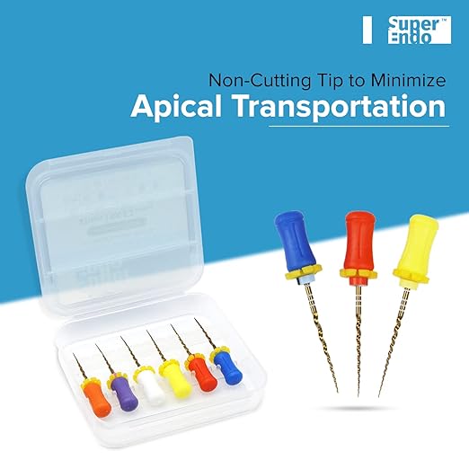 SuperEndo Gold Hand Protaper Files (Pack Of 6)   