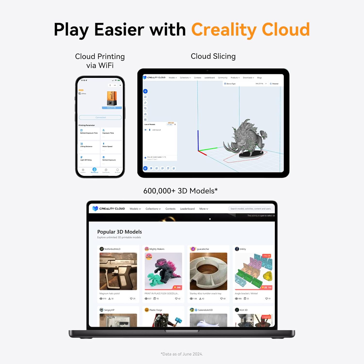 Creality Halot R6 Resin 3D Printer