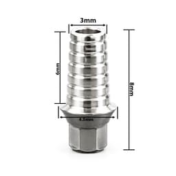 Dentaltech Adin | Noris | Alpha Bio | MIS Compatible Ti Base - 4