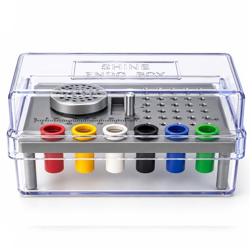 Indian Dental Endo Box - 41 Holes (Plastic)