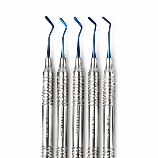 Waldent Composite Anterior Instrument Kit - Blue - Set of 5 (K14/5)