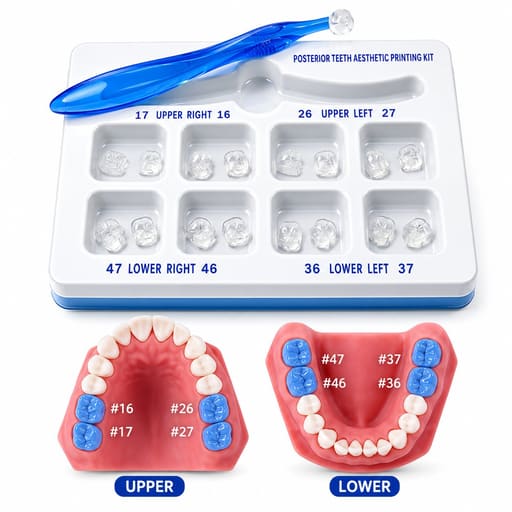 Dental Occlusal Stamp Kit | For Posterior Composite Restorations (16Pcs/Pack)