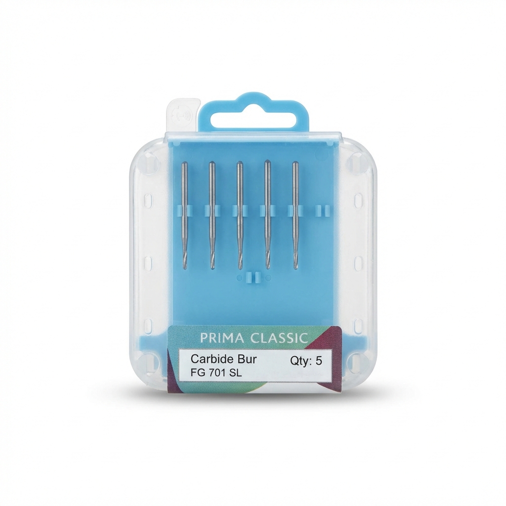 Prima Dental Taper Fissure Surgical Carbide Airotor Bur 25 Mm (Pack of 5)