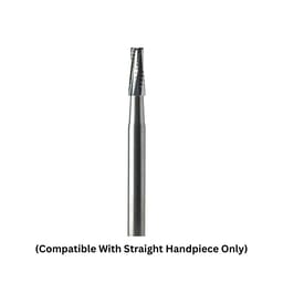Prima Dental Carbide Straight Handpiece Taper Fissure Burs (Set Of 5 Burs)