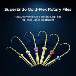 SuperEndo Gold-Flex Rotary Files (Pack of 6) - 7