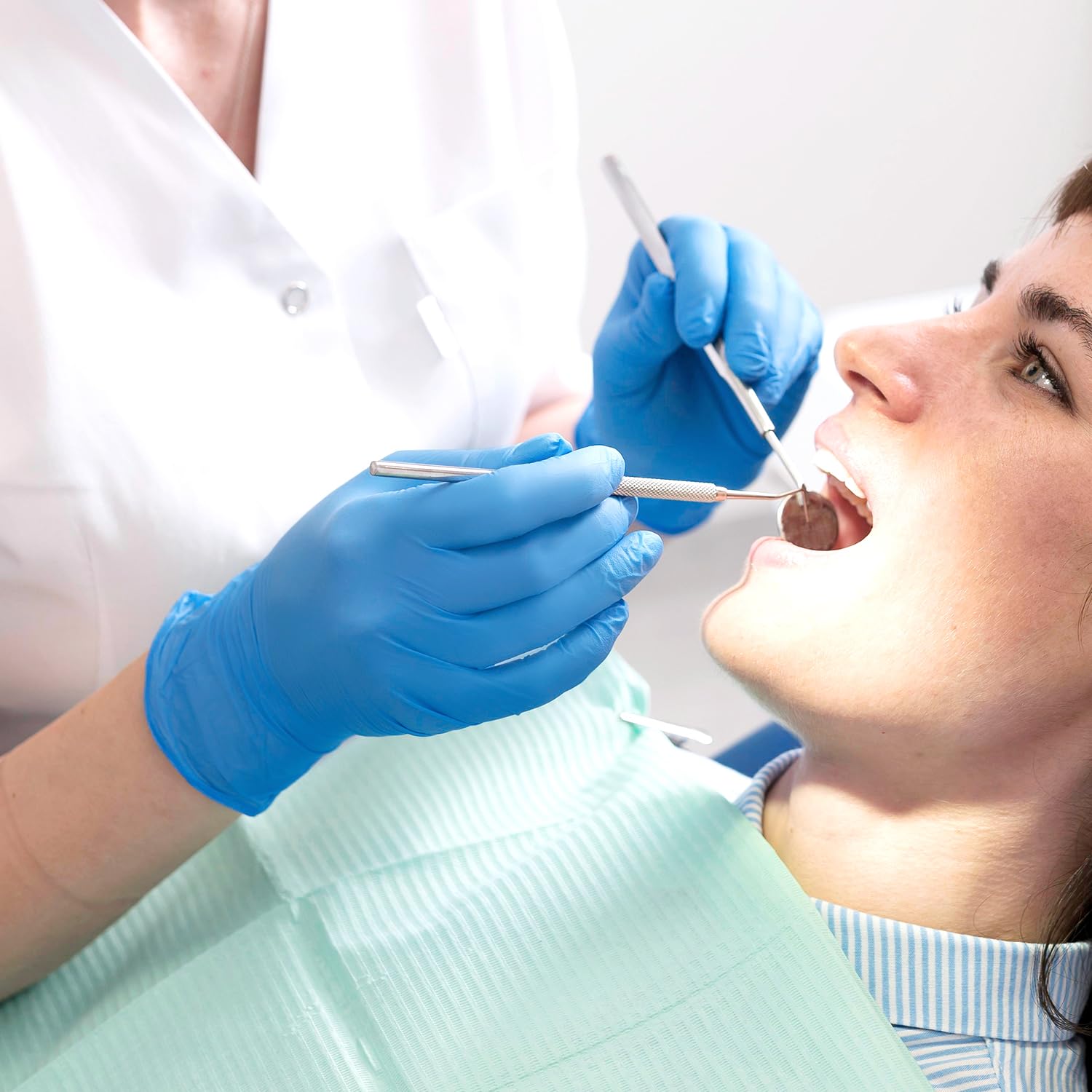 Palmtex Pro Nitrile Gloves Blue (Pack of 100)