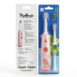 MyOra Dinobrush Battery Operated Electric Toothbrush For Kids - Pink 