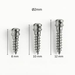 SK Surgicals SS IMF Screws (Pack of 5) - 2