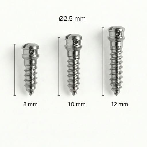 SK Surgicals SS IMF Screws (Pack of 5)