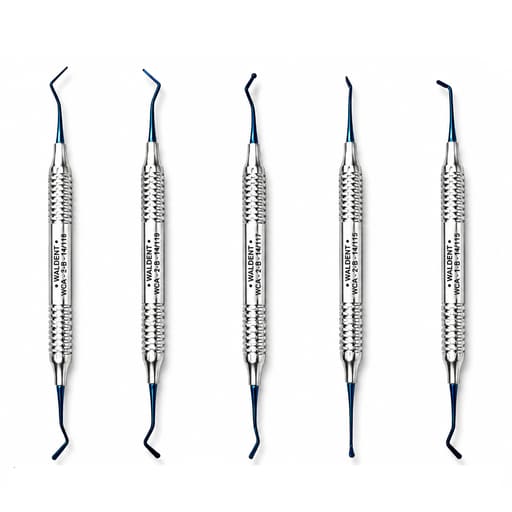 Waldent Composite Anterior Instrument Kit - Blue - Set of 5 (K14/5)