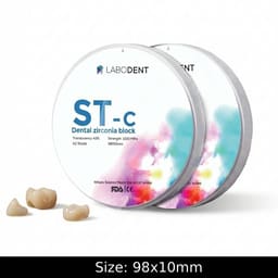 Labodent Zirconia Ceramic Blank ST-C | A2 Shade | 10mm | Pre-Shaded CAD/CAM Disc