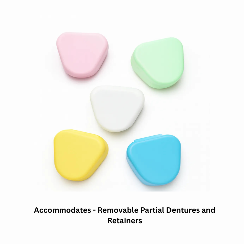 ET Dental Denture Box Cum Retainer Box (Pack Of 20)