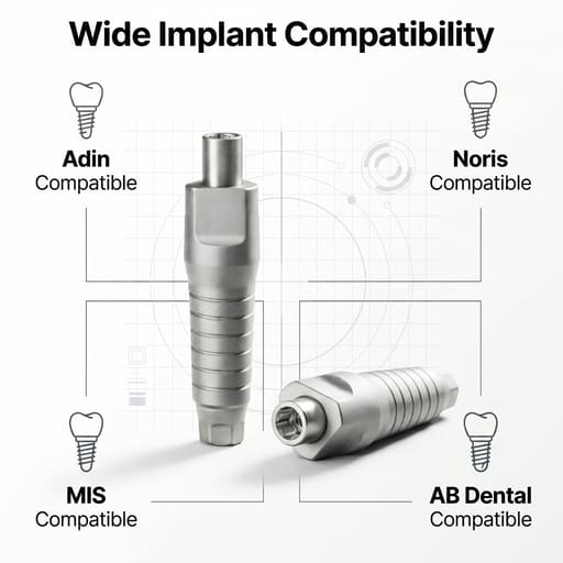 Dentaltech Adin | Noris | MIS | AB Dental Compatible Scan Body