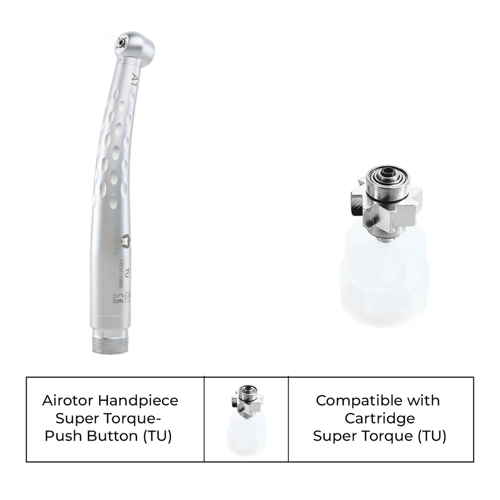 Apple A1 Pro Airotor Handpiece (3 Months Warranty)-Super Torque-Push Button (TU)