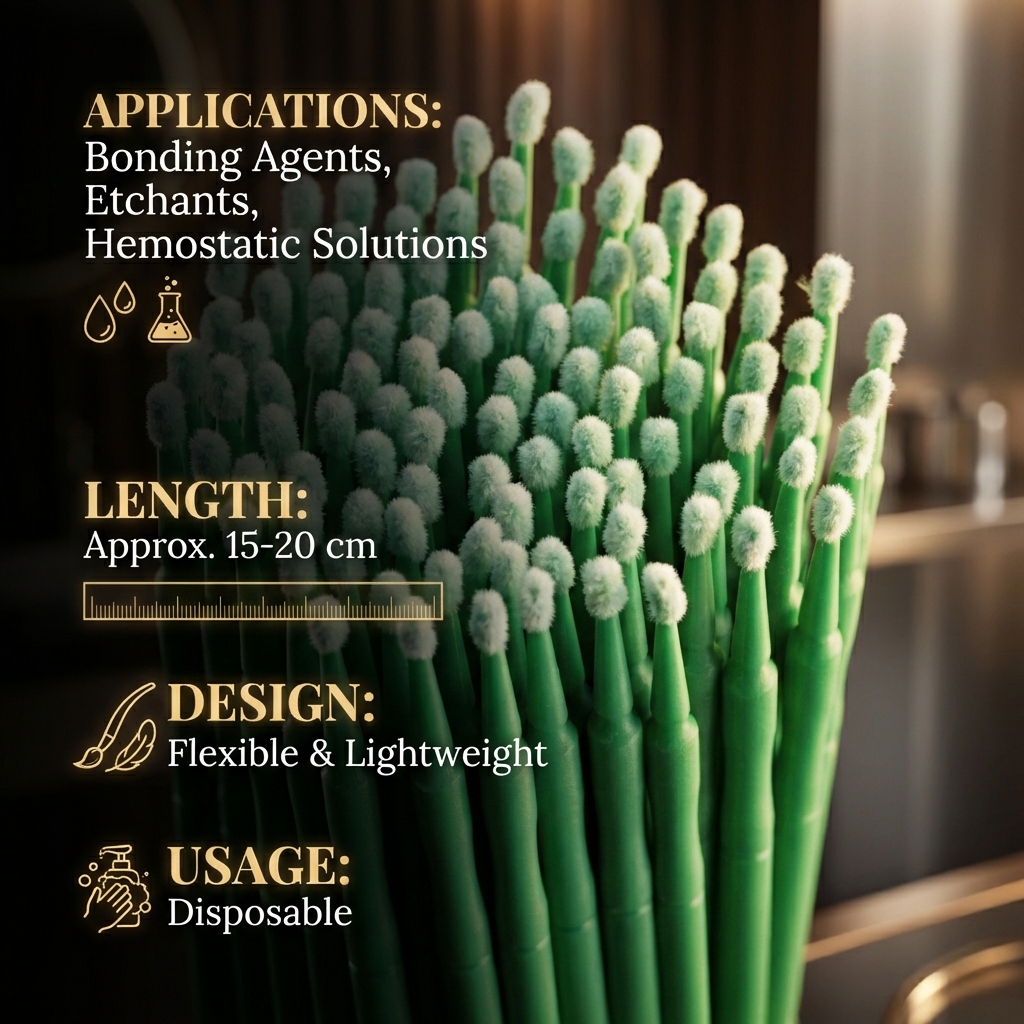 Cotisen Micro Applicators- Regular Green (Pack of 1)