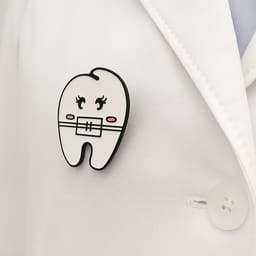 iDENTical Tooth With Bracket Shape Brooch - Pack Of 1 (ZYR-4065) - 4