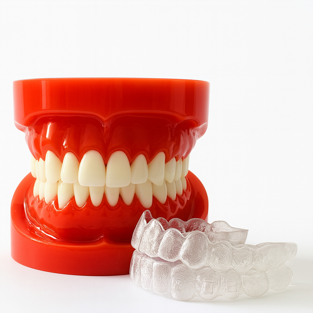 iDENTical Orthodontic Model With Transparent Retainer M3015