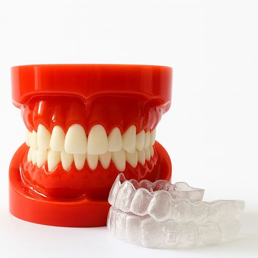 iDENTical Orthodontic Model With Transparent Retainer M3015