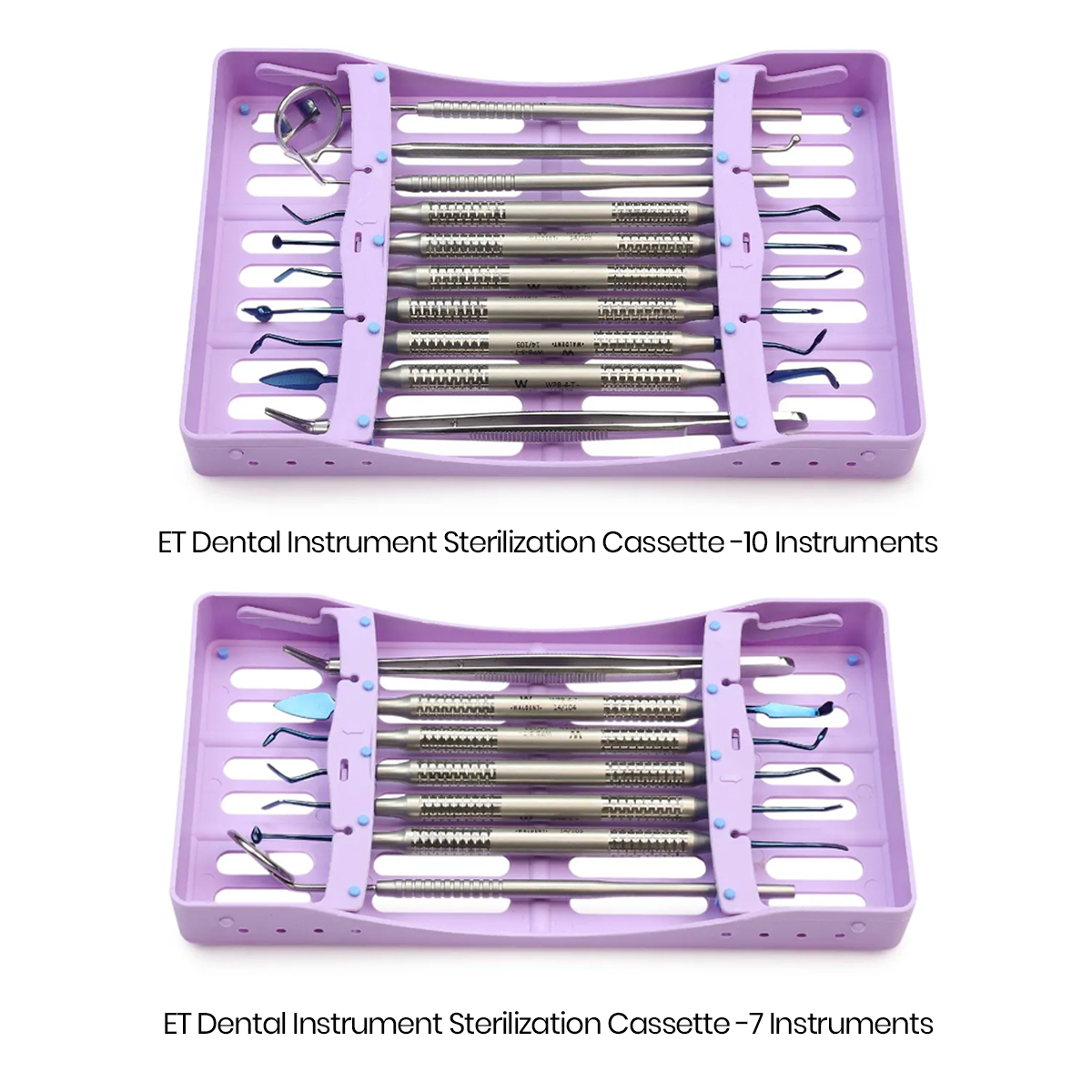 ET Dental Instrument Sterilization Cassette (Plastic)