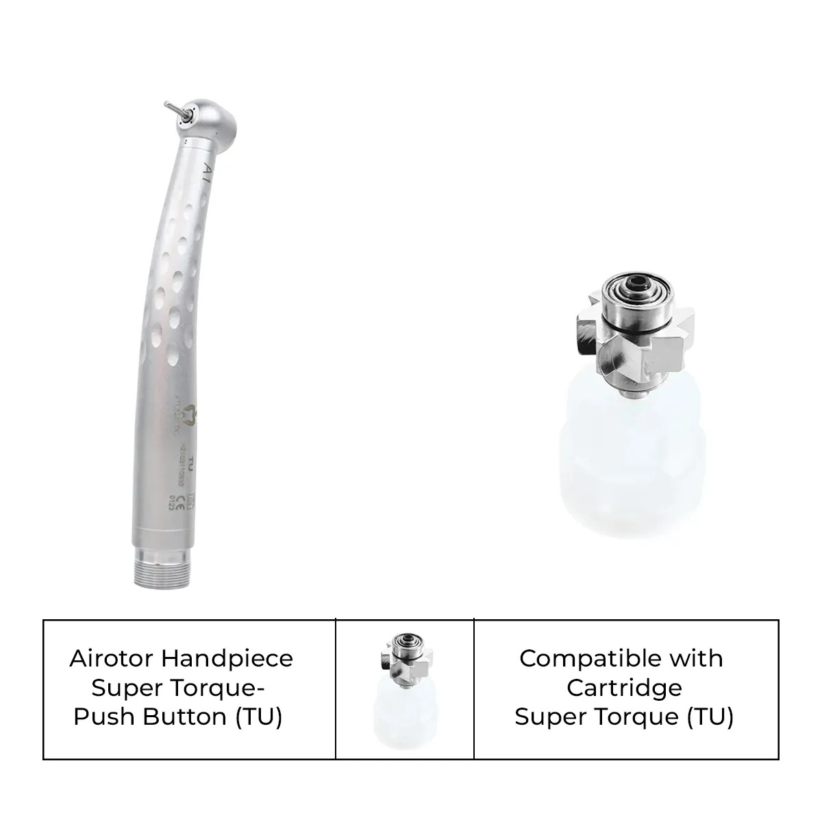 Apple A1 Pro Airotor Handpiece - Super Torque-Push Button and Cartridge (TU)