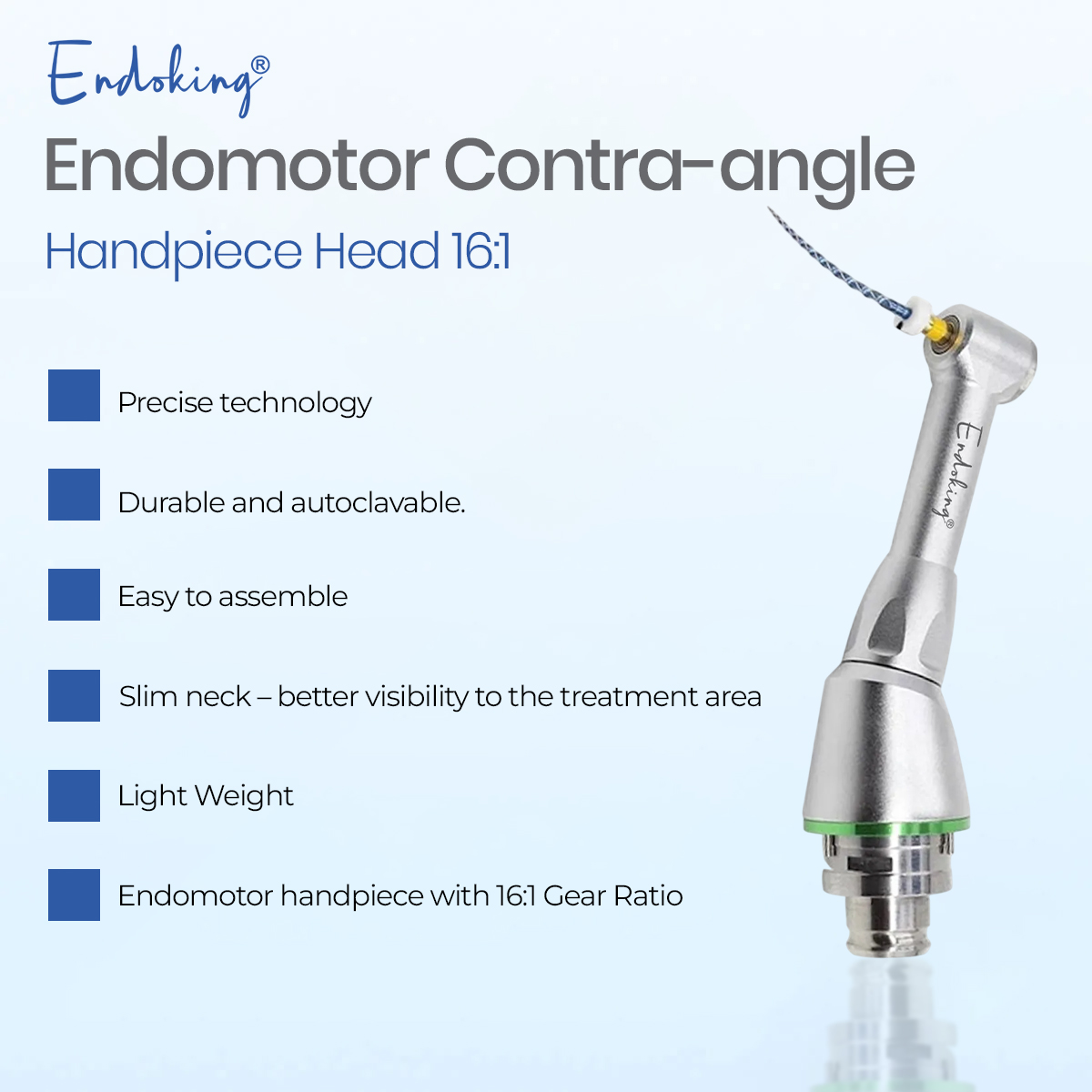 Endoking Endomotor Contra-angle Handpiece Head 16:1