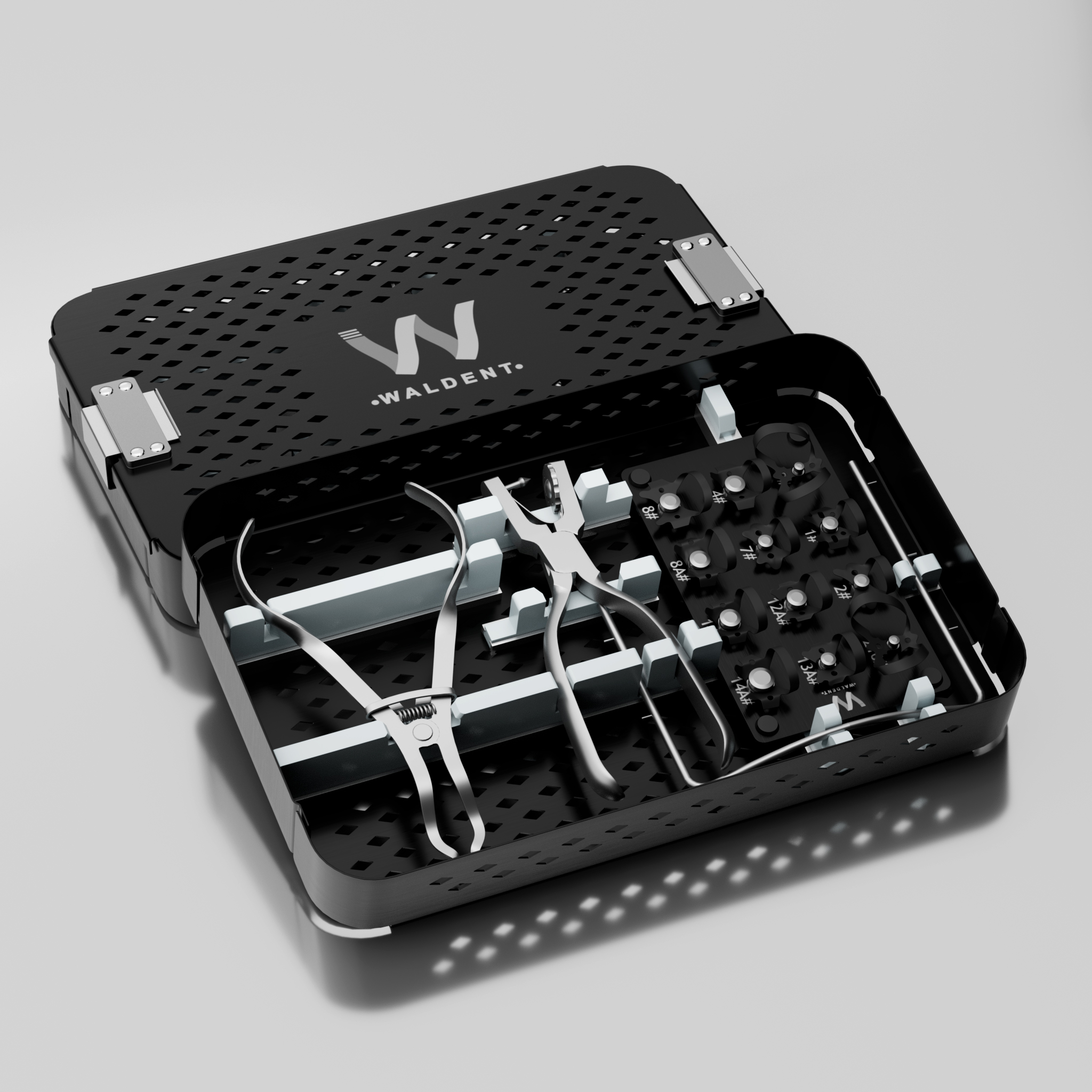 Waldent Stainless Steel Rubber Dam Instrument Kit