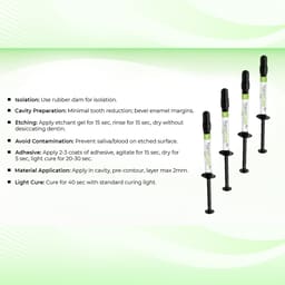 DentGist NanoCom Flowable Composite Refills 2g - 12