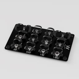 Waldent Stainless Steel Rubber Dam Instrument Kit - 10