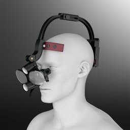Waldent Head Mounted Double Light Magnifying Surgical Loupes - 7