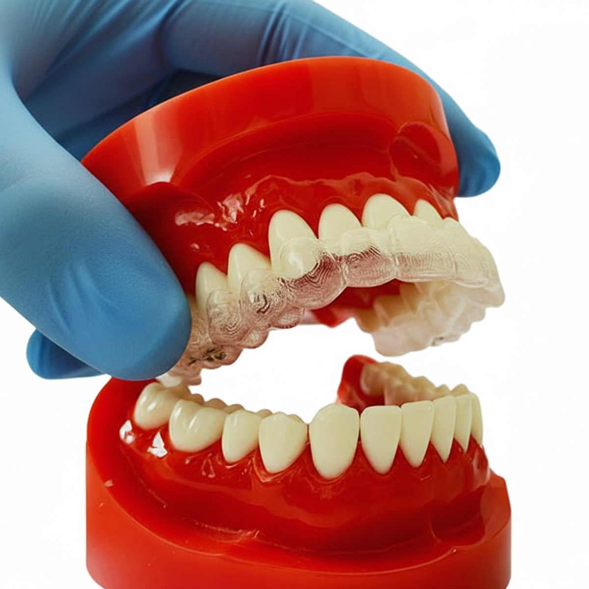 iDENTical Orthodontic Model With Transparent Retainer M3015