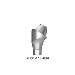 Dentaltech Multi Unit 30°Angular Abutment Regular ∅4.8mm X G/H4.0mm - Osstem | Dentium | DIO | Cowellmedi | Neobiotech | Dentis Compatible (GS30MAS 4840)