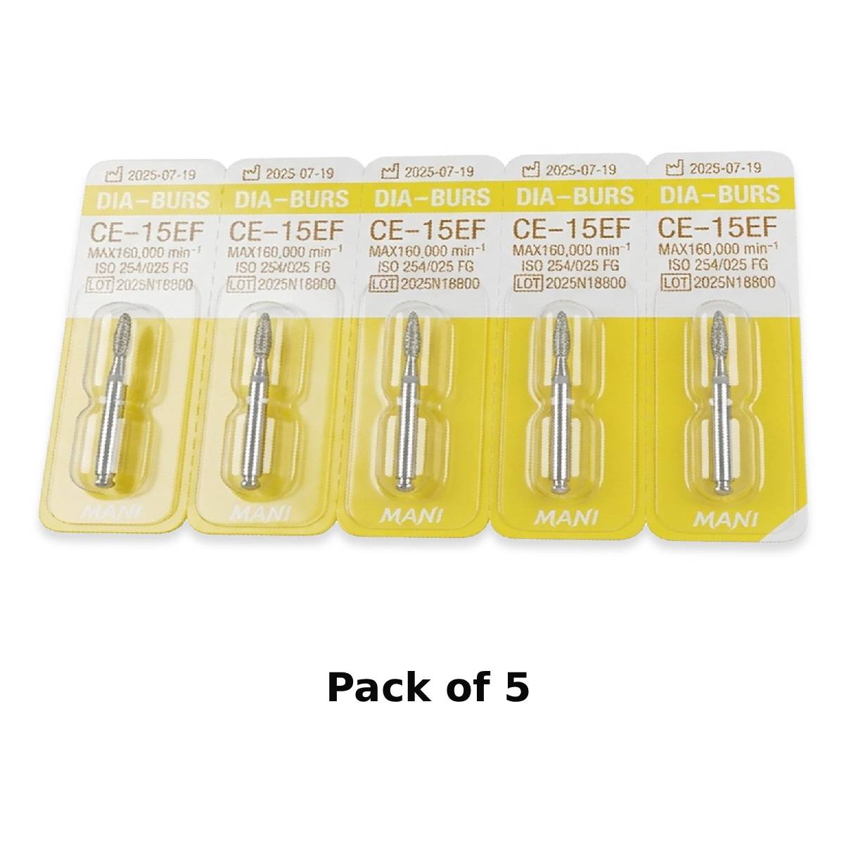 Mani Diamond Airotor Burs CE Series