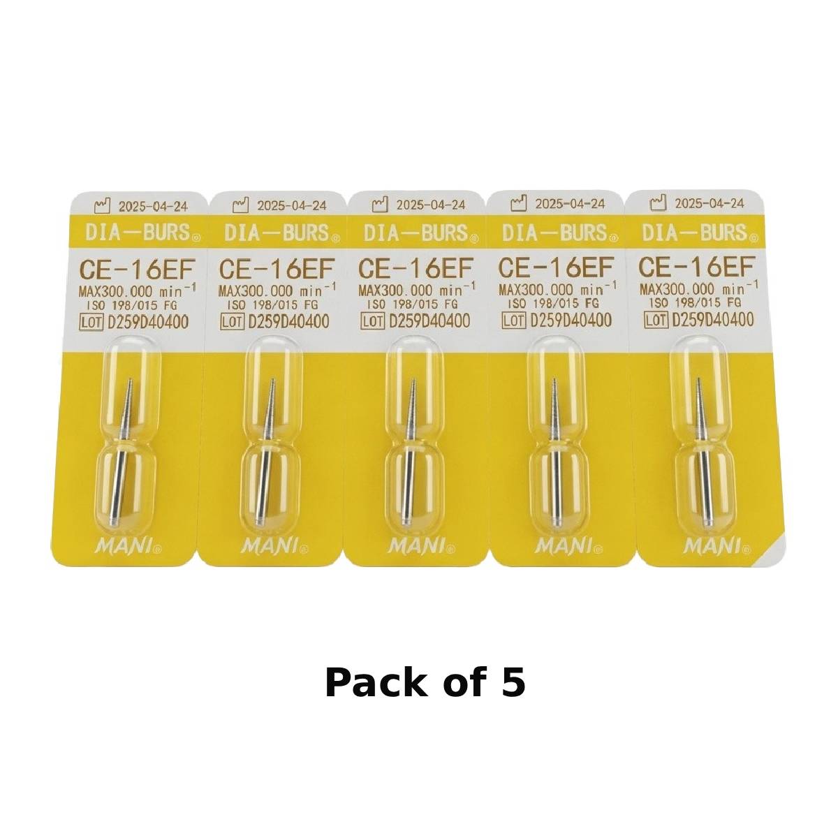 Mani Diamond Airotor Burs CE Series