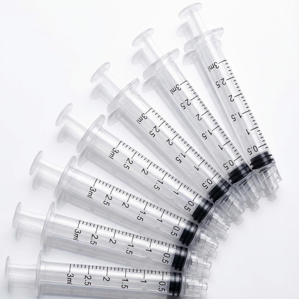 Dental Luer Lock Disposable Syringe Without Needle - 3ml (Pack of 10)