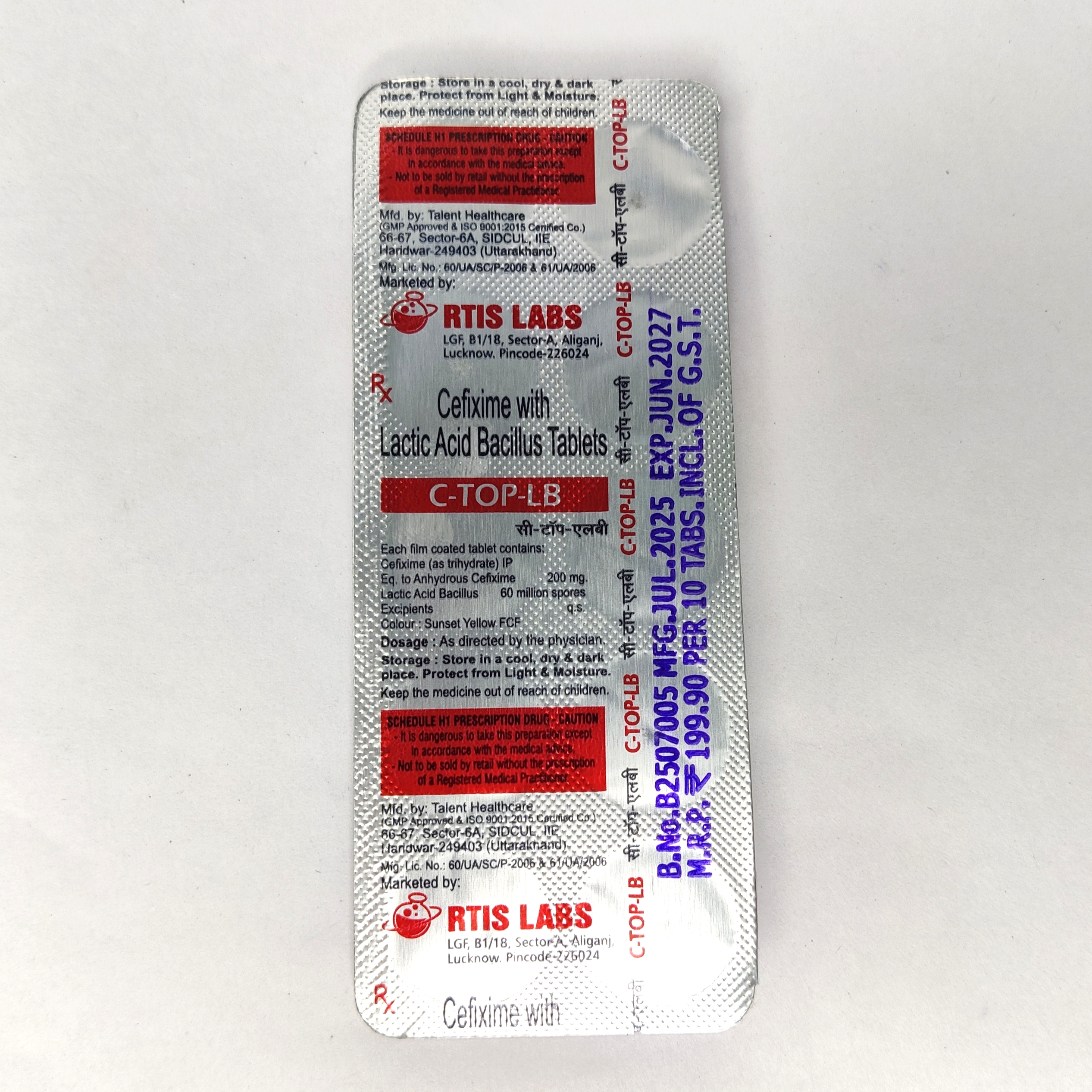 Ortis C-Top LB Tablets