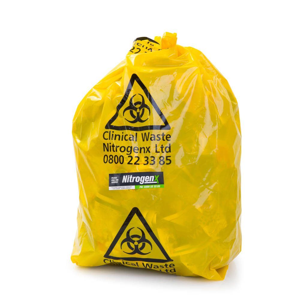 SoClean Bio-Medical Waste Collection Disposable Bags Medium - Yellow