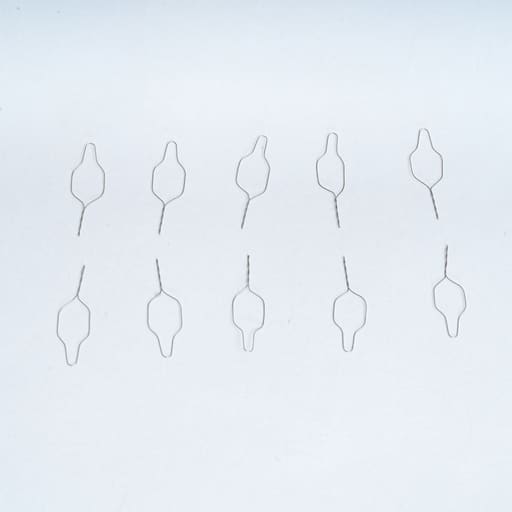 UU Ortho Preformed Ligature Wire Twisted Short 2.5cm (Pack of 100)