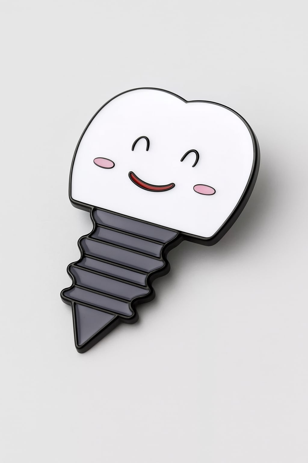 iDENTical Implant Screw Base Tooth Shape Brooch - Pack of 1 (ZYR-4061)