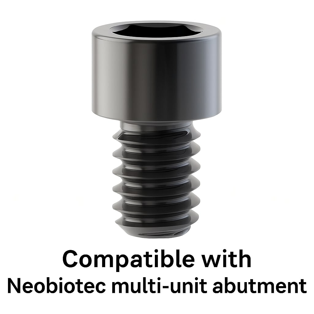 Mediden Multi Unit Titanium Abutment Screw (M1.4)
